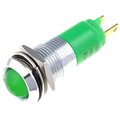 Lampa semnalizare LED, verde, 14.2MM, 24-28VDC, IP67, SWBU14724