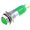 Lampa semnalizare LED, verde, 14.2MM, 24-28VDC, IP67, SWBU14724