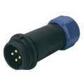 Conector circular 5 pini, tata, 500V, 30A, IP68, SP2111/P5