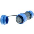 Conector circular 12 pini mama, 5A, 400V, IP68, SP2110/S12IIC