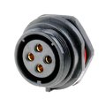 Conector circular 4 pini mama SP2112/S4 IP68 500V 30A WEIPU