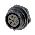 Conector circular panou, 7 pini mama, SP2112/S7, IP68, 500V, 15A, WEIPU