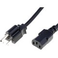 Cablu alimentare IEC C13 mamă; negru; 2m; 3x18AWG, SN22-3/18/2BK