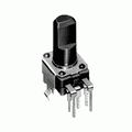 Potentiometru 10K, stereo, log, 15A, RK09K12C0A4D, ALPS