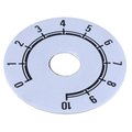 Scala indicatoare, adeziva, diam 80mm, 0-10, 220.109