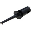 Clips negru, de masurare, cu carlig; 0.3A; 60VDC, D-6011