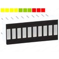 Bargraph cu LED-URI, 10 segmente, 4x galben, 3x verde, 3x rosu, OSX10201-YGR1, OPTOSUPPLY