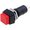 Intrerupator miniatura patrat rosu, OFF-(ON), orificiu montare Ø12mm, PS-06R-MONO