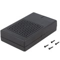 Cutie plastic, 118x73x29mm, neagra, KM-33
