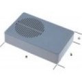 Cutie plastic pt semnalizare, montaj senzori, montaj microfon, 90x57x23mm, ABS-26NB