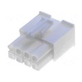 Mufa 8 pini; cablu-cablu; tata/mama, MATE-N-LOK, pas 4.14mm, 770579-1, TE Connectivity