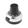 Buton demultiplicator, multitura, 10 ture, 22mm, GP1-6.35-22X24