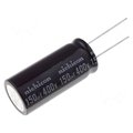 150uF/400V, Condensator electrolitic, 18x40mm, 105C, RM7.5, NICHICON