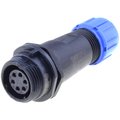Conector circular 6 pini mama, 125V, 5A, IP68, SP1311/S6