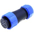 Conector circular 12 pini mama, 500V, 5A, IP68, SP2110/S12