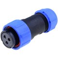 Conector circular 3 pini, mama, 500V, 30A, IP68, SP2110/S3