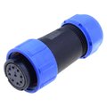 Conector circular 9 pini mama, 500V, 5A, IP68, SP2110/S9