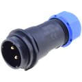 Conector circular 2 pini tata, 500V, 30A, IP68, SP2111/P2