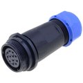 Conector circular, 12 pini, mama, SP2111/S12, IP68, 400V