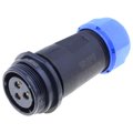 Conector circular 3 pini, mama, 500V, 30A, IP68, SP2111/S3