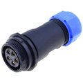 Conector circular 5 pini, mama, 500V, 30A, IP68, SP2111/S5