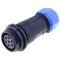 Conector circular 7 pini mama, 500V, 15A, IP68, SP2111/S7