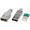 Conector USB-A, mufa, lipire cablu, cu manson, USBA-PLUG/IDC
