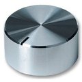 Buton aluminiu, diametru 22mm, diametru ax 6.35mm, 22S-2D