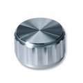 Buton aluminiu, diametru 18mm, diametru ax 4mm, 18S-4D