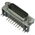 Conector 15 pini, D-SUB, tata, montare pcb, DHP8-15M