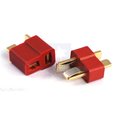 Conector electric T; pereche mama-tata; 50A; 2PINI; rosu; POLOLU-925