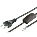 Cablu alimentare cu comutator, 1.5m, S1W-2/07/1.5BK