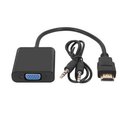 Convertor VIDEO, HDMI tata, VGA mama, plus AUDIO, 0.2m, KOM0843