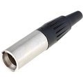 Mufă; XLR mini; tată; PIN: 4; pe cablu; lipire; drept, MXLR-4W