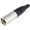 Mufă; XLR mini; tată; PIN: 4; pe cablu; lipire; drept, MXLR-4W