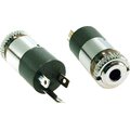 Conector jack 3.5mm, mama, panou, metalic, KLB4, LUMBERG