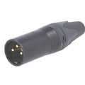 Conector XLR, 3 PINI, TATA, 16A, montare cablu, NC3MXX-BAG, NEUTRIX