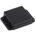 Carcasa ABS; neagra; 80.6x80x23.5mm; NUB808023BK