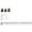 Buton plastic, potentiometru, 6mm, Rosu-Negru, GMN-2RD