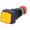 Push buton, patrat, 1 pozitie, ON-(ON), SPDT, IP40, PORTOCALIU, orificiu montare Ø10mm, V10F-11-O