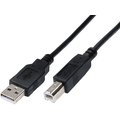 Cablu usb imprimanta, USB 2.0; USB A mufa, USB B mufa; 1.8m; negru; AK-300102-010-S