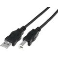 Cablu imprimanta USB 2.0 A tata - USB B tata, 3m, negru; AK-300105-030-S