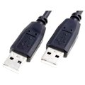 Cablu USB, A mufa, din ambele parti; 5m; negru; CAB-USB2AA/5, BQ CABLE