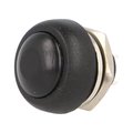 Push buton, monostabil, negru, OFF-(ON), orificiu de montare 12mm, PS33BBK