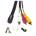 Cablu jack 3.5mm, 4 PINI, 3 RCA, TATA, 1.5M, CABLE-537A/1.5