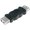 Adaptor USB, 2.0; USB A soclu, din ambele parti; AK-300503-000-S