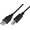 Cablu usb imprimanta, USB 2.0; USB A mufa, USB B mufa; 1.8m; negru; AK-300102-010-S
