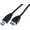 Cablu; USB 3.0; USB A soclu, USB A mufa; 3m; negru; AK-300203-030-S