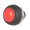 Push buton, monostabil, rosu, OFF-(ON), 1A, orificiu montare 12mm, PS33BRD