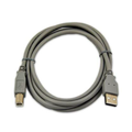 Cablu USB A mufa, USB B mufa; aurit; 5m; gri; K2784-5